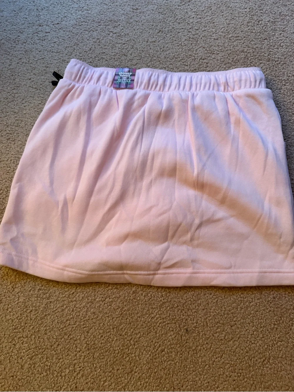 Justice Looney Tunes Lola Bunny Girls XL 16/18 Skirt Built In Shorts NWT